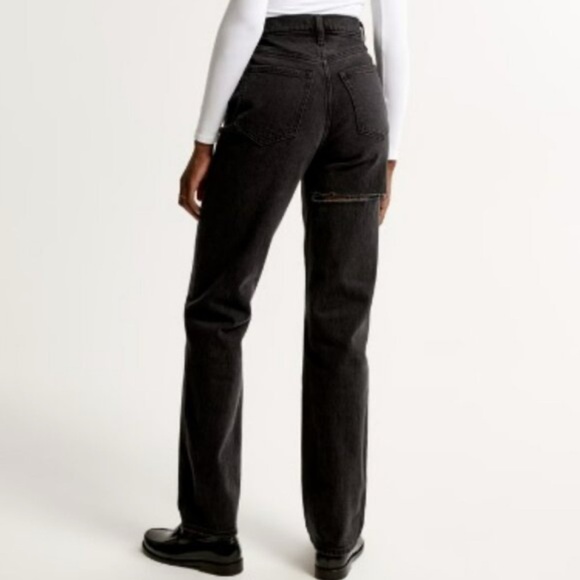 Abercrombie & Fitch Denim - Abercrombie & Fitch black Wash Curve Love Jeans